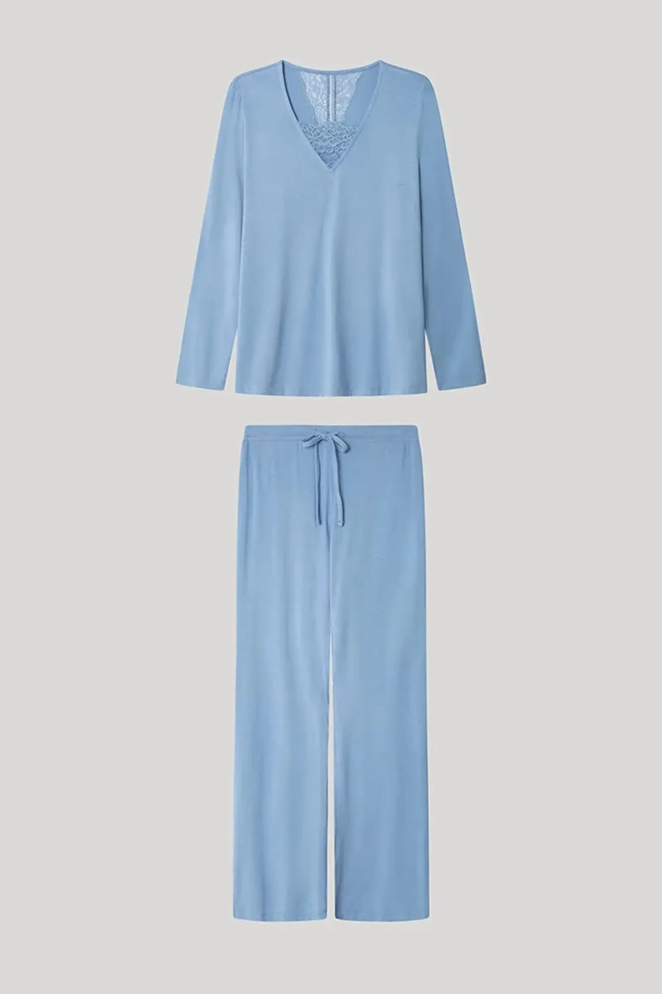 Mujer Gisela Pijamas|Pijamas>Conjunto pijama monocolor