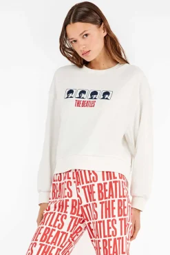 Mujer Gisela Pijamas|Pijamas>Conjunto pijama The Beatles punto interlock