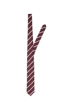 Hombre Selected Corbatas>Corbata de rayas confeccionada con materiales reciclados