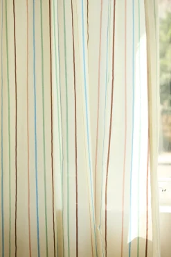 Calma House Alfombras Baño>Cortina a rayas multicolor Camp