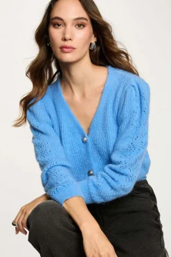 Mujer Morgan Jerséis>Cárdigan ajustado cuello en V