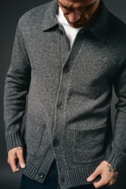 Hombre OOTO Jerséis>Cárdigan botones y dos bolsillos