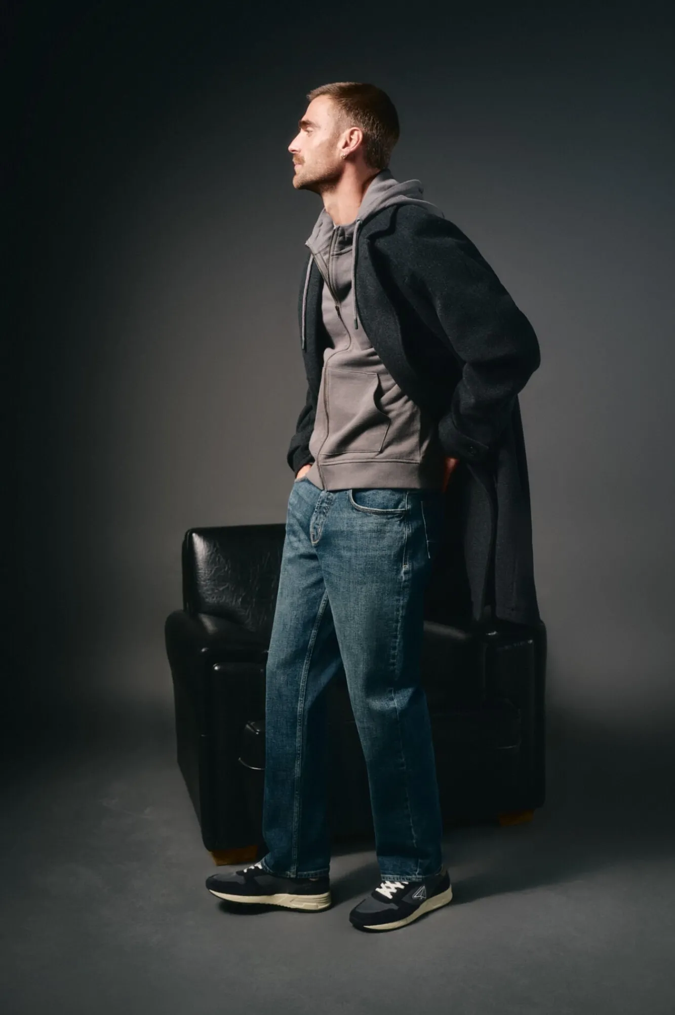 Hombre OOTO Jerséis>Cárdigan con capucha