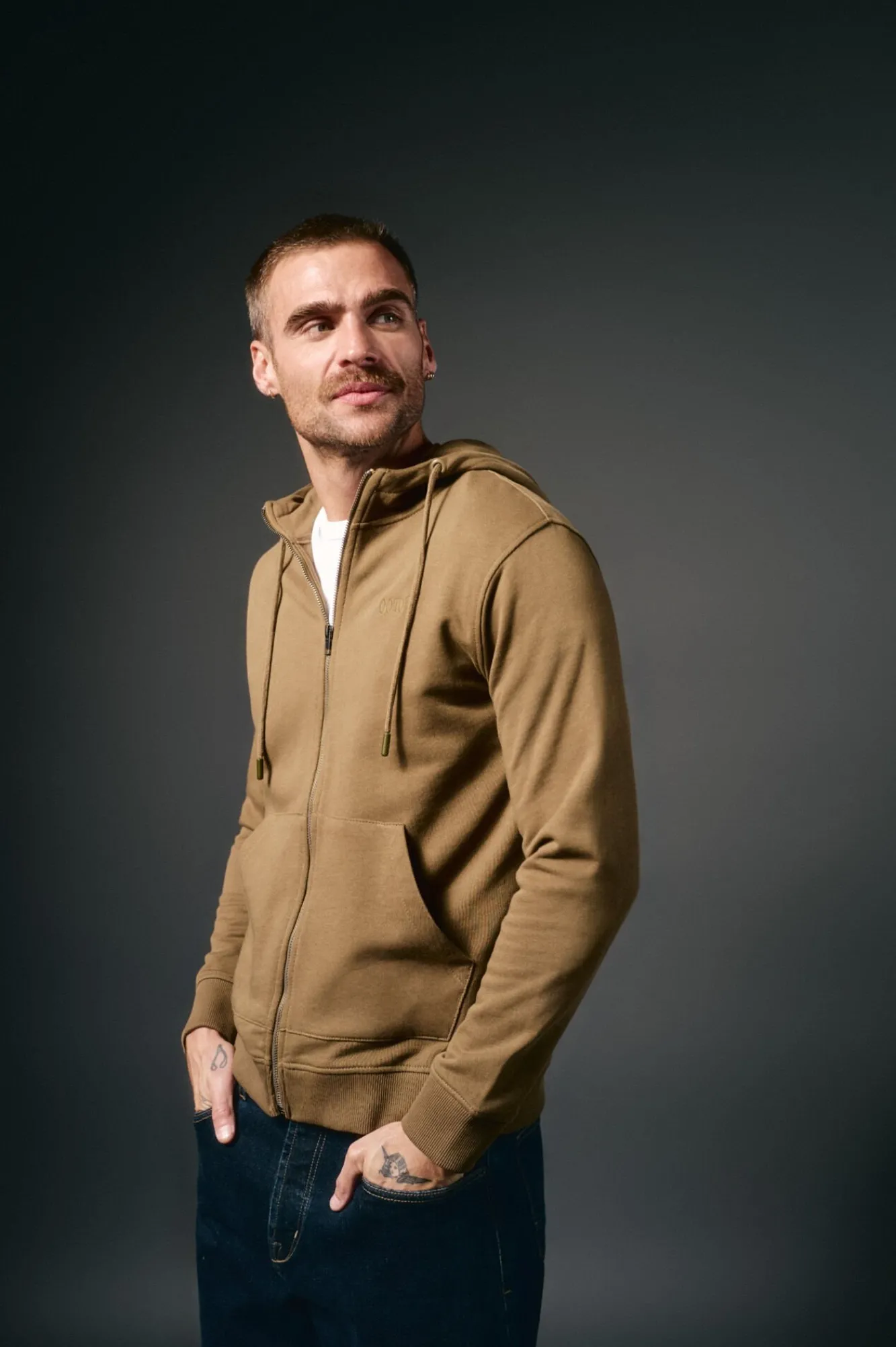 Hombre OOTO Jerséis>Cárdigan con capucha