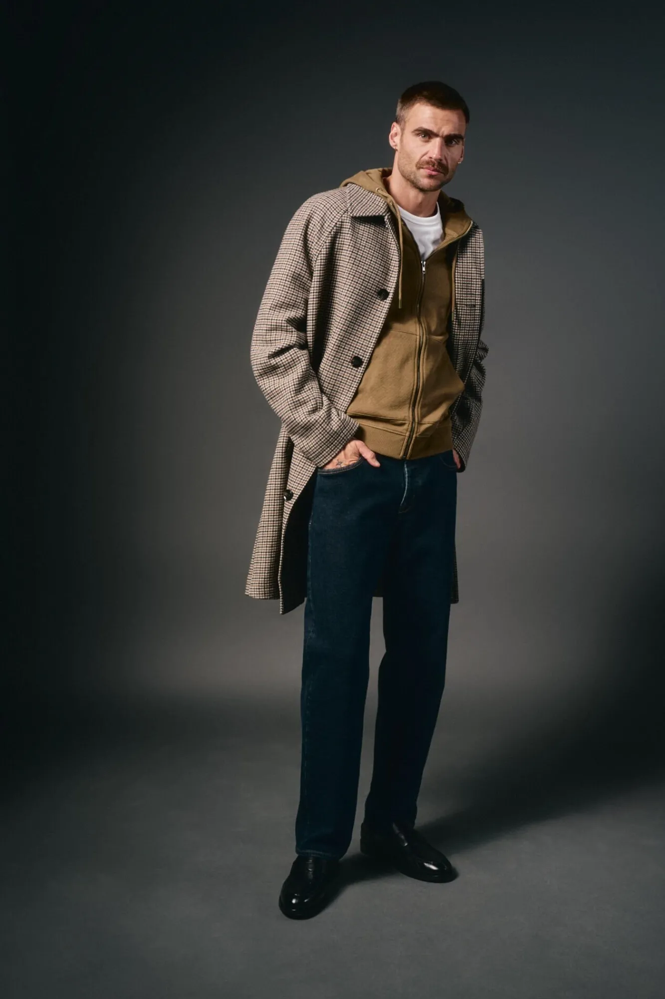 Hombre OOTO Jerséis>Cárdigan con capucha