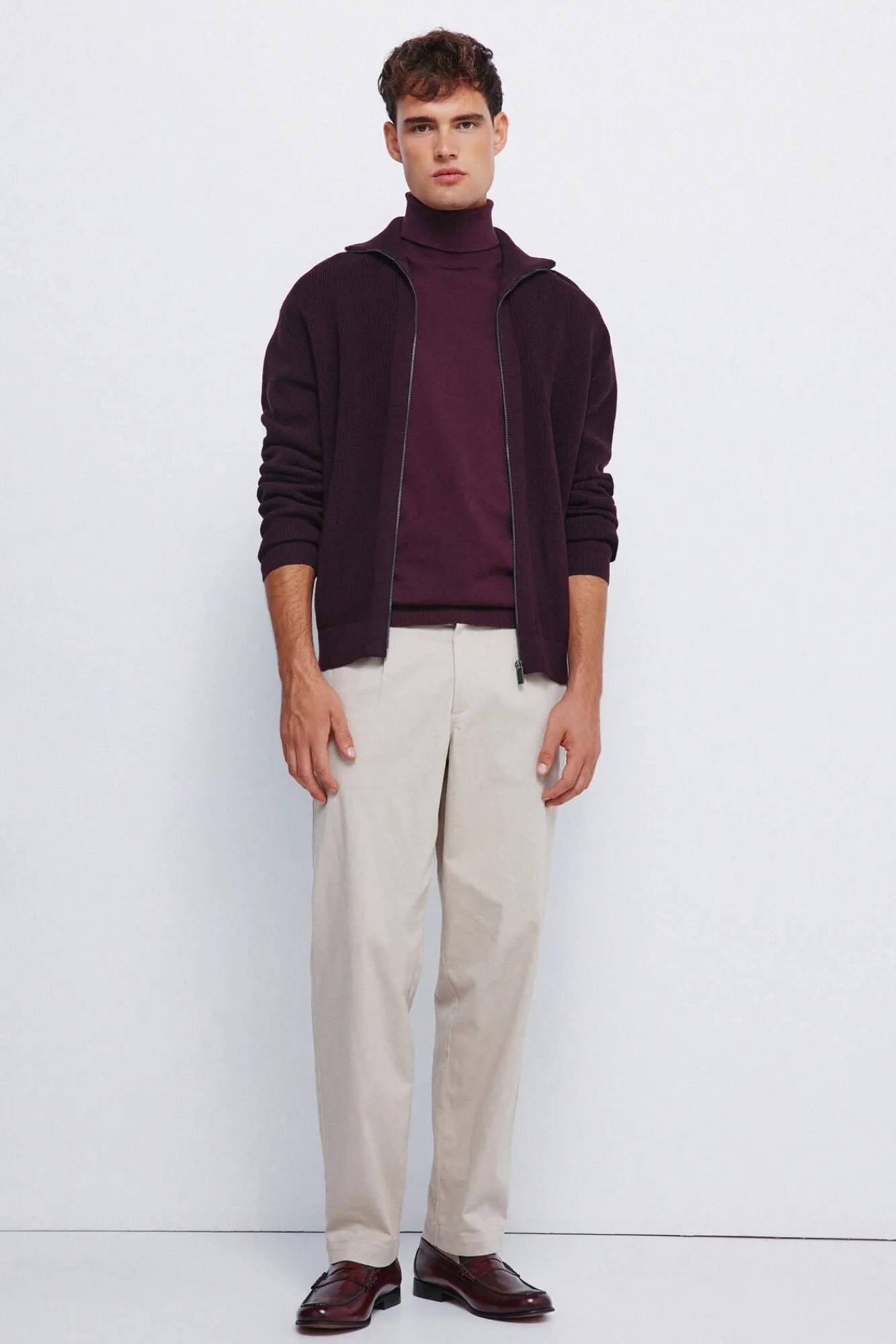 Hombre Springfield Jerséis>Cárdigan cremallera