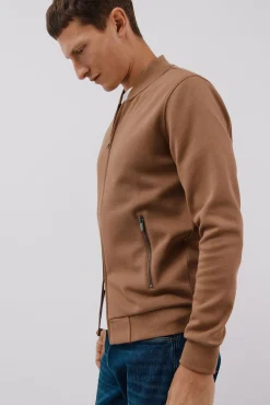 Hombre Cortefiel Jerséis>Cárdigan cuello bomber