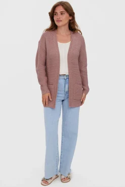 Mujer Vero Moda Jerséis>Cárdigan de mujer manga larga con botones