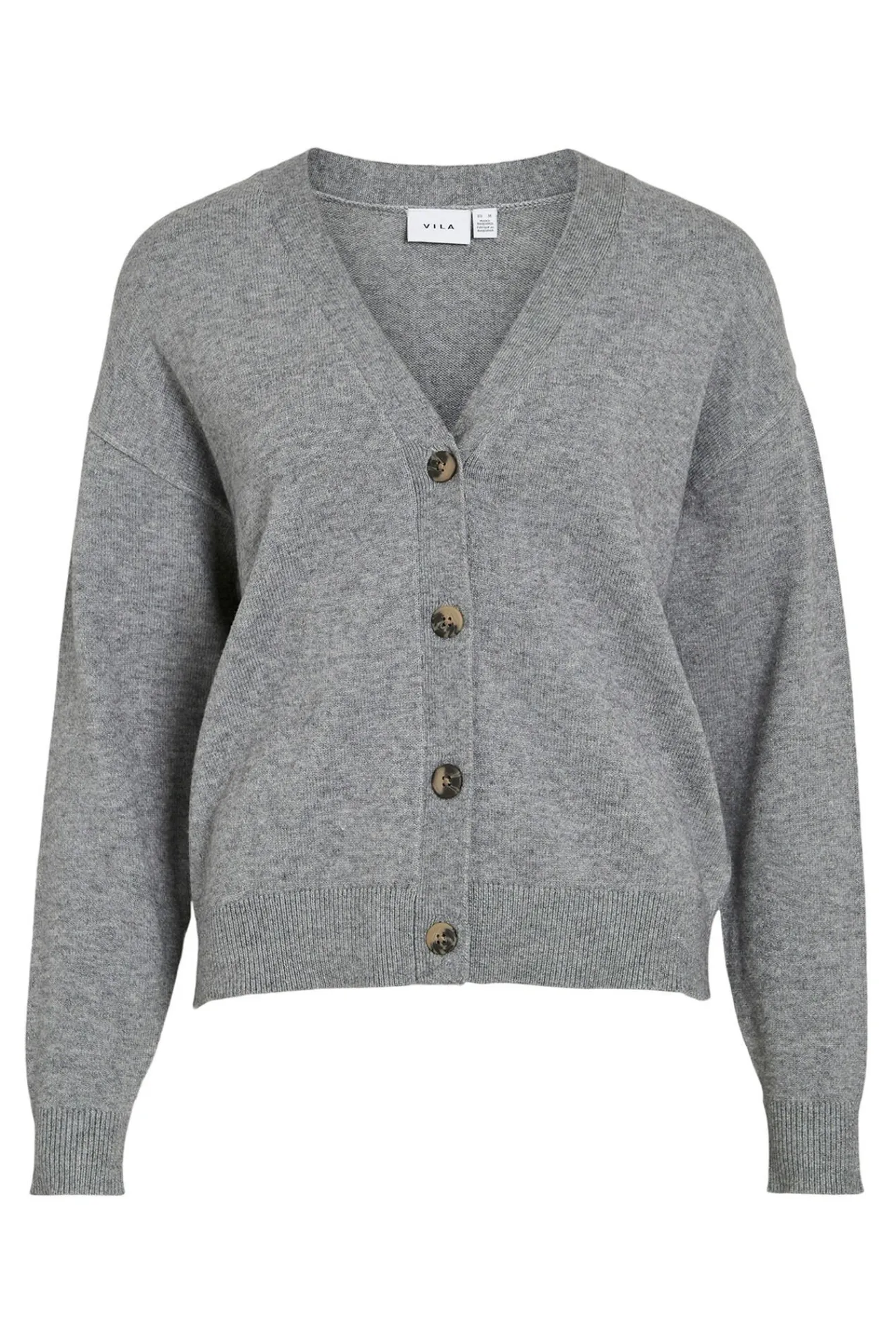 Mujer Vila Jerséis>Cárdigan de punto abotonado con viscosa