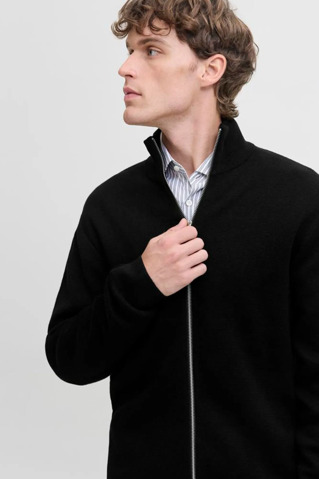 Hombre Jack & Jones Jerséis>Cárdigan de punto estructurado