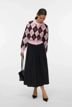 Mujer Vero Moda Jerséis>Cárdigan estampado rombos