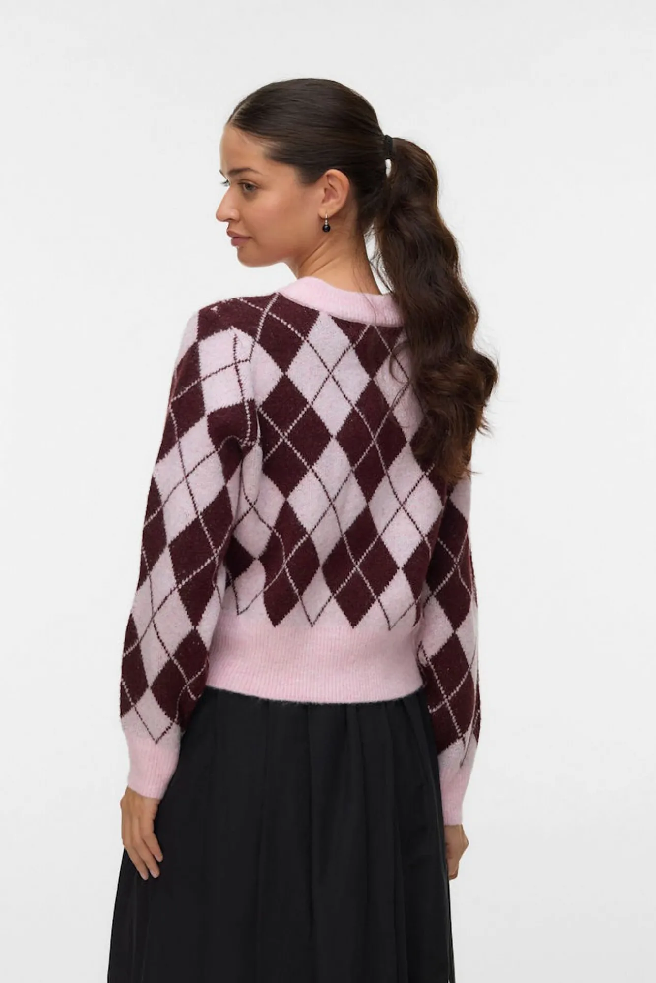 Mujer Vero Moda Jerséis>Cárdigan estampado rombos