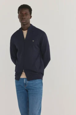 Hombre Pedro del Hierro Jerséis>Cárdigan fino algodón premium cremallera