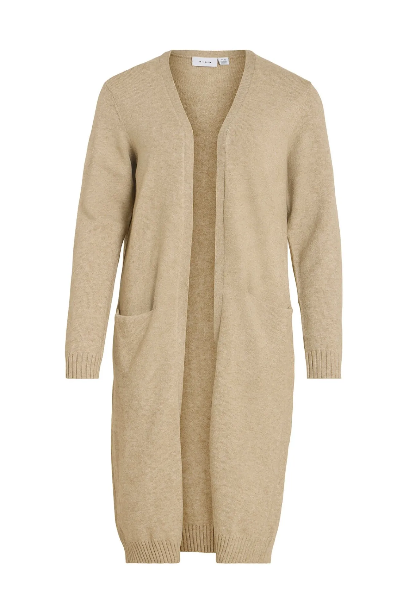 Mujer Vila Jerséis>Cárdigan largo de punto con viscosa