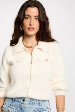 Mujer Morgan Jerséis>Cárdigan manga larga cuello de solapa