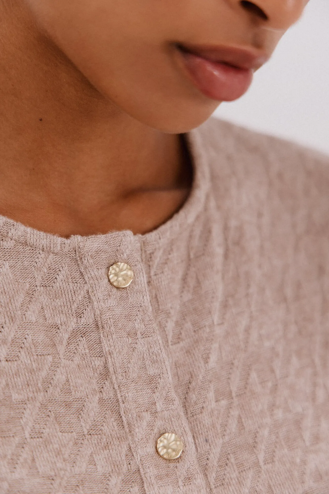 Mujer Cortefiel Jerséis>Cárdigan pata de gallo