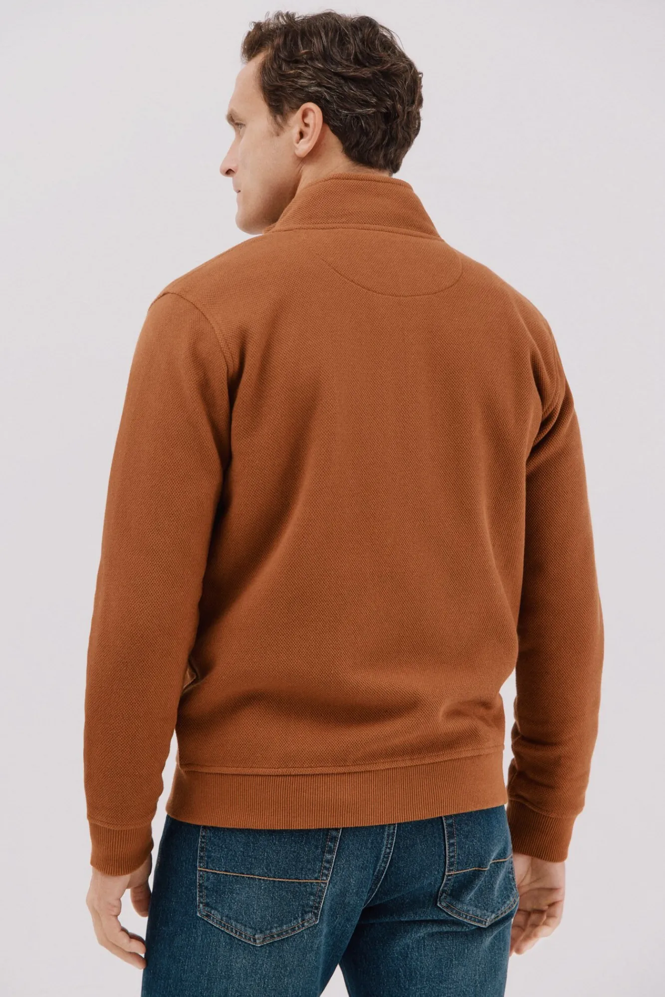 Hombre Cortefiel Jerséis>Cárdigan tejido estructura