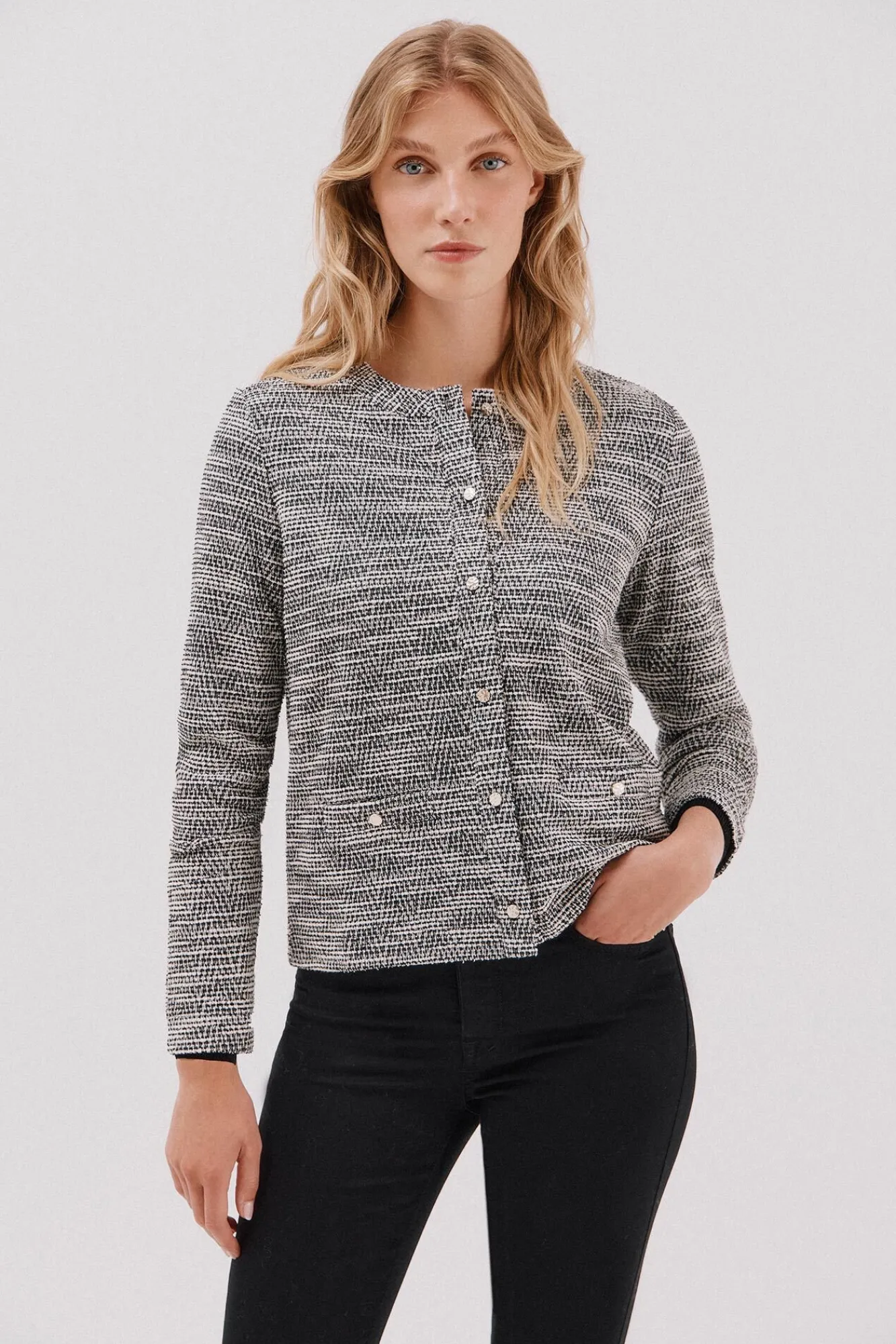 Mujer Cortefiel Jerséis>Cárdigan tweed