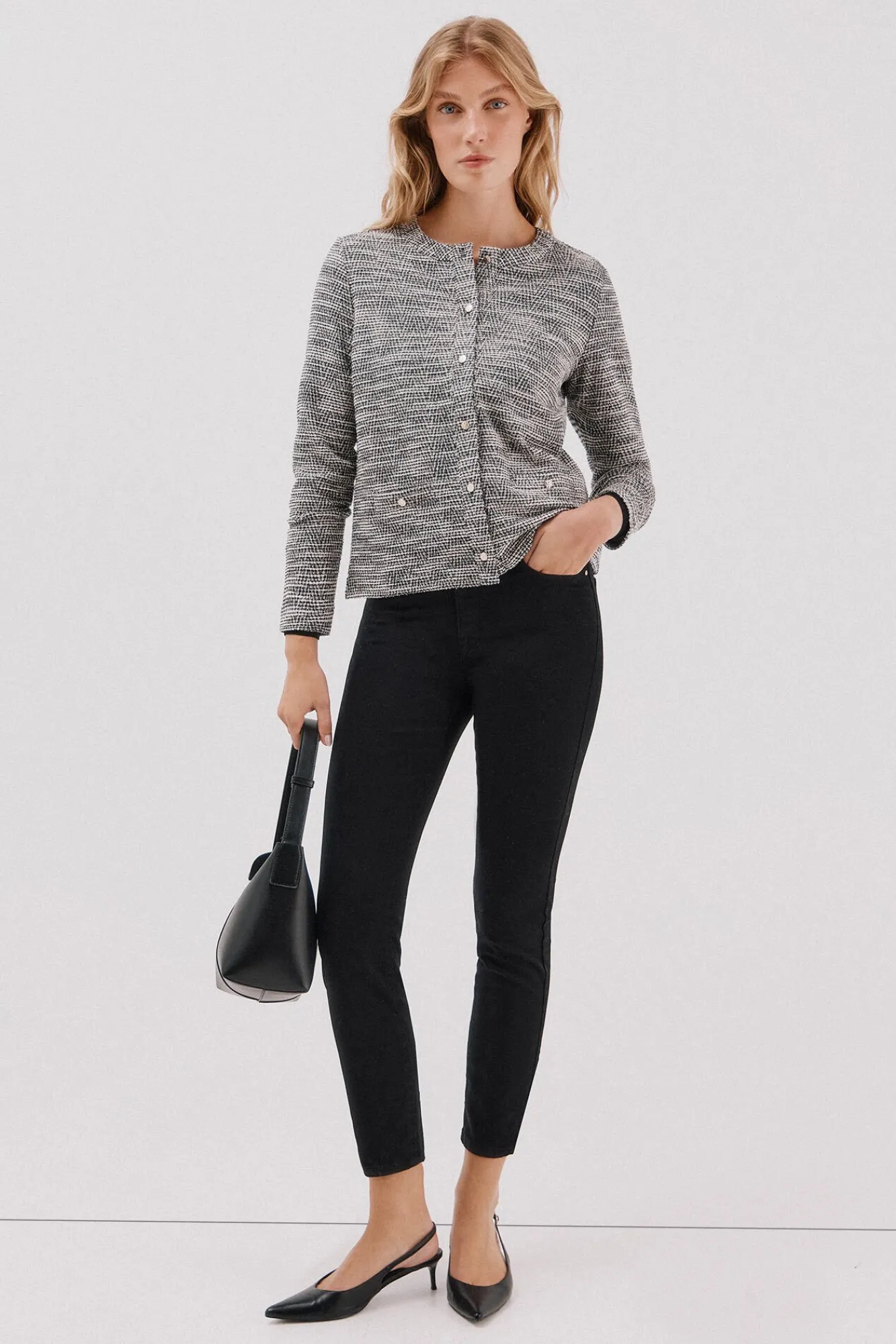 Mujer Cortefiel Jerséis>Cárdigan tweed