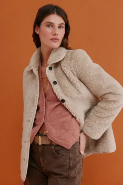 Mujer Hoss Intropia Chaquetas|Abrigos>Denise. Abrigo efecto pelo