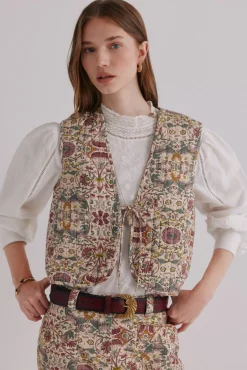 Mujer Hoss Intropia Chalecos>Édith. Chaleco estampado