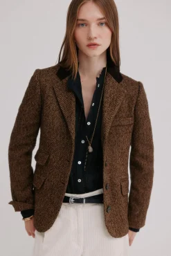 Mujer Hoss Intropia Blazers>Elsa. Blazer espiga