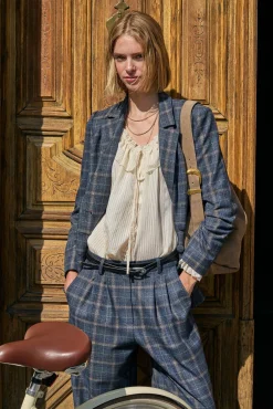 Mujer Hoss Intropia Trajes|Blazers>Elvira. Blazer cuadros