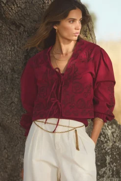 Mujer Hoss Intropia Chaquetas>Eva. Chaqueta bordada