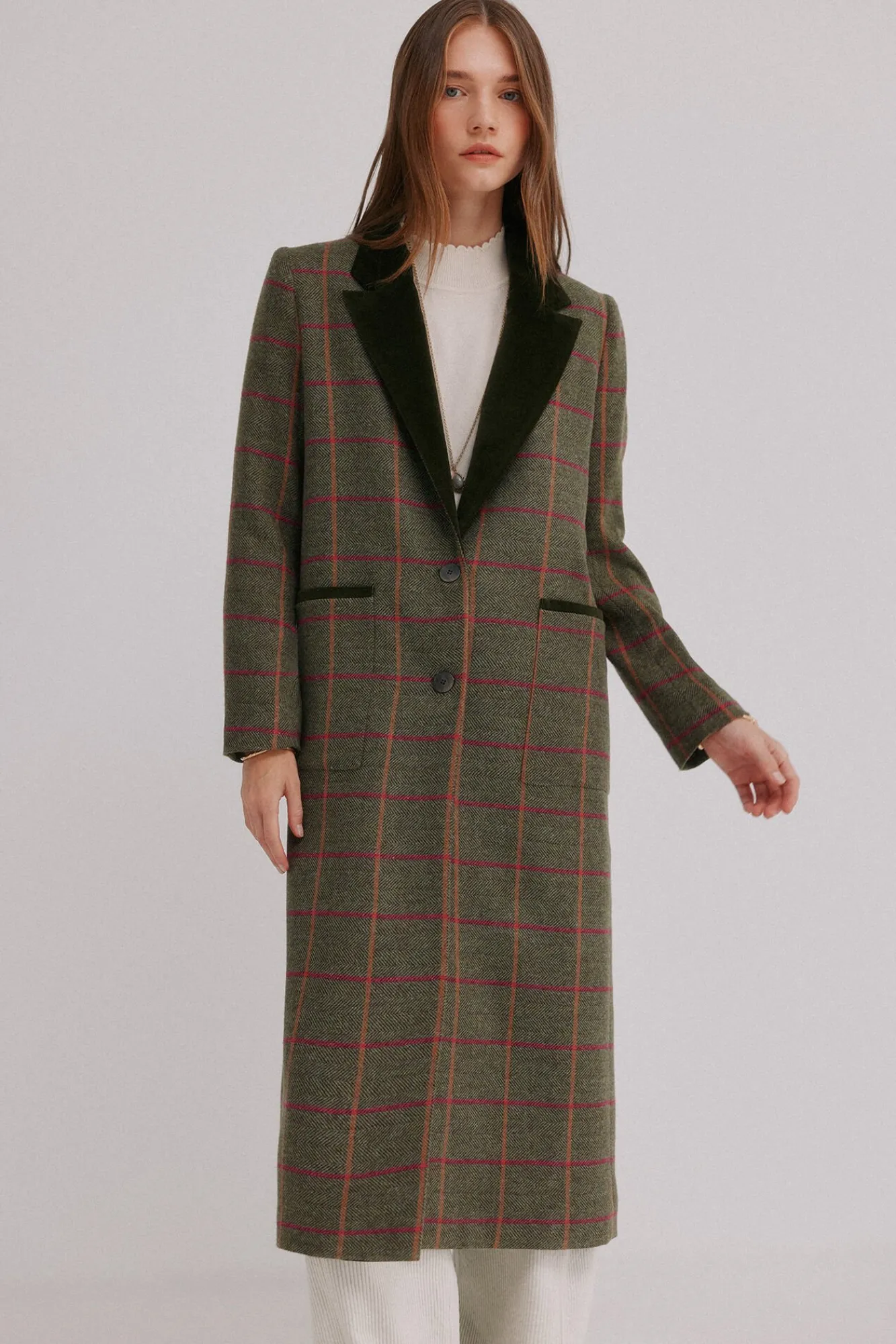 Mujer Hoss Intropia Chaquetas|Abrigos>Fabrizia. Levita a cuadros