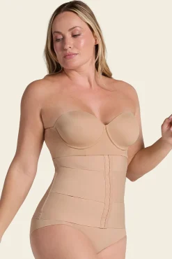 Mujer Leonisa Ropa Interior>Faja cinturilla de control moderado con bandas anatómicas