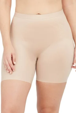 Mujer Spanx Ropa Interior>Faja pantalón moldeadora a la cintura con pierna corta
