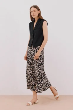 Mujer Cortefiel Faldas>Falda capa estampada