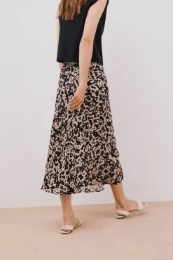 Mujer Cortefiel Faldas>Falda capa estampada