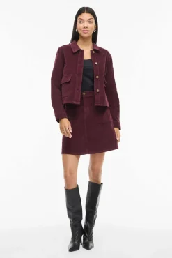 Mujer Vila Faldas>Falda corta de pana