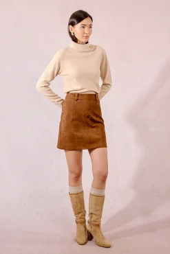 Mujer Molly Bracken Faldas>Falda corta efecto ante