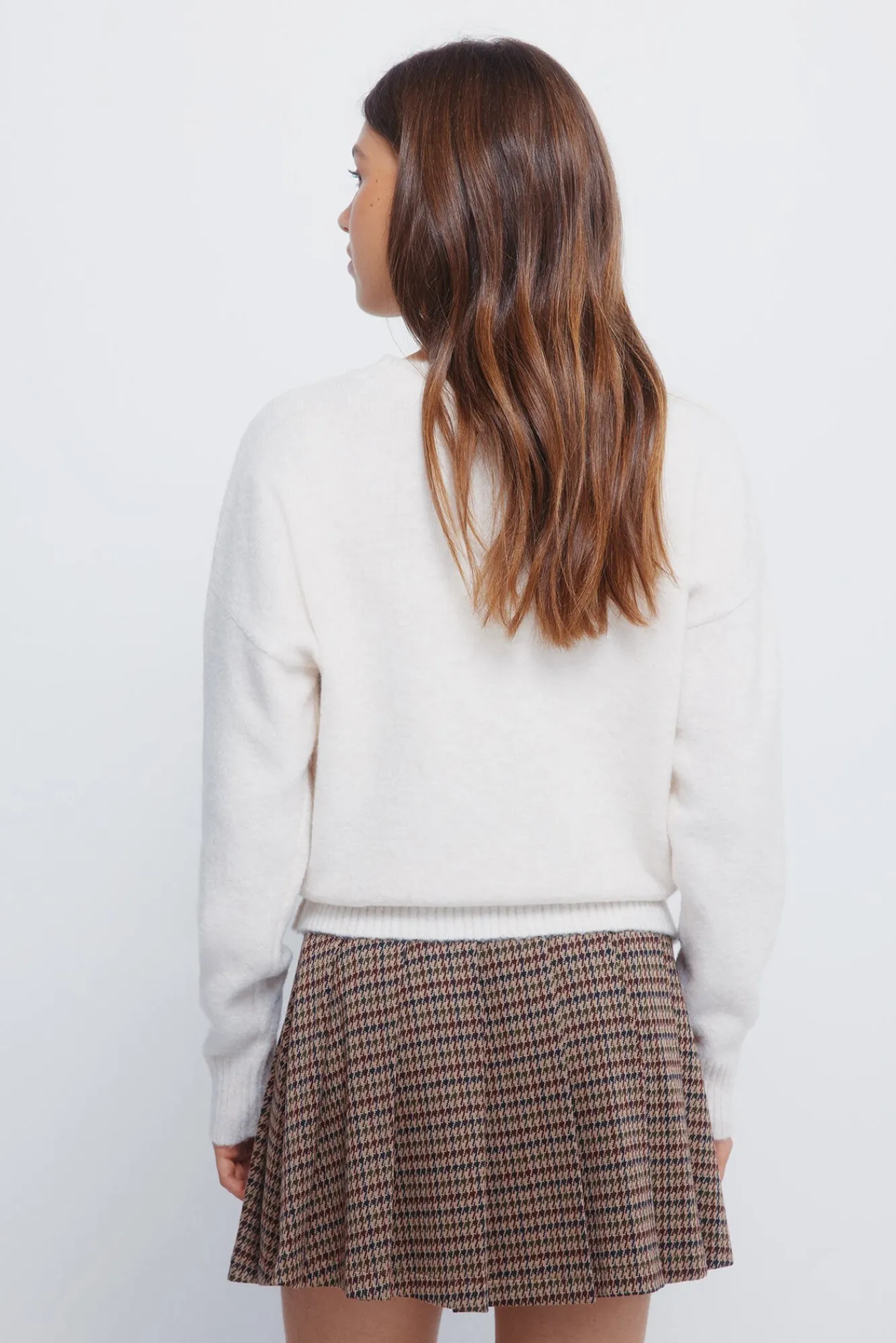 Mujer Springfield Faldas>Falda corta tablas cuadros