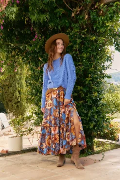 Mujer Jaase Faldas>Falda daphne estampado tierra