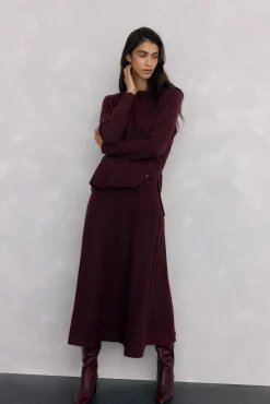 Mujer Pedro del Hierro Faldas>Falda de punto jaspeada