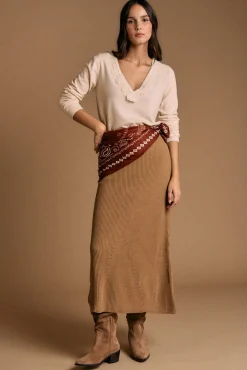 Mujer Polín Et Moi Faldas>Falda larga Miressa