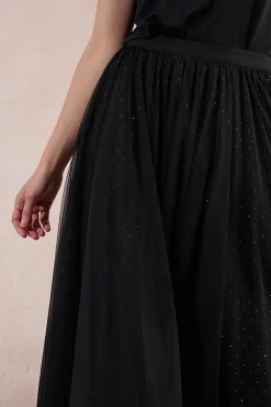 Mujer Molly Bracken Faldas>Falda larga plisada de tul