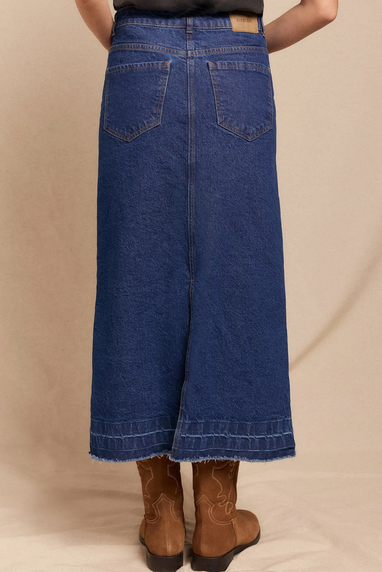 Mujer Slowlove Faldas>Falda Larga Vaquera