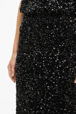 Mujer Vila Faldas>Falda midi con lentejuelas