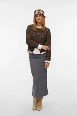 Mujer Vero Moda Faldas>Falda midi de punto