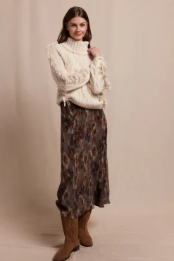 Mujer Slowlove Faldas>Falda midi estampada