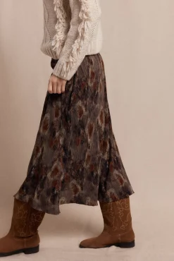 Mujer Slowlove Faldas>Falda midi estampada