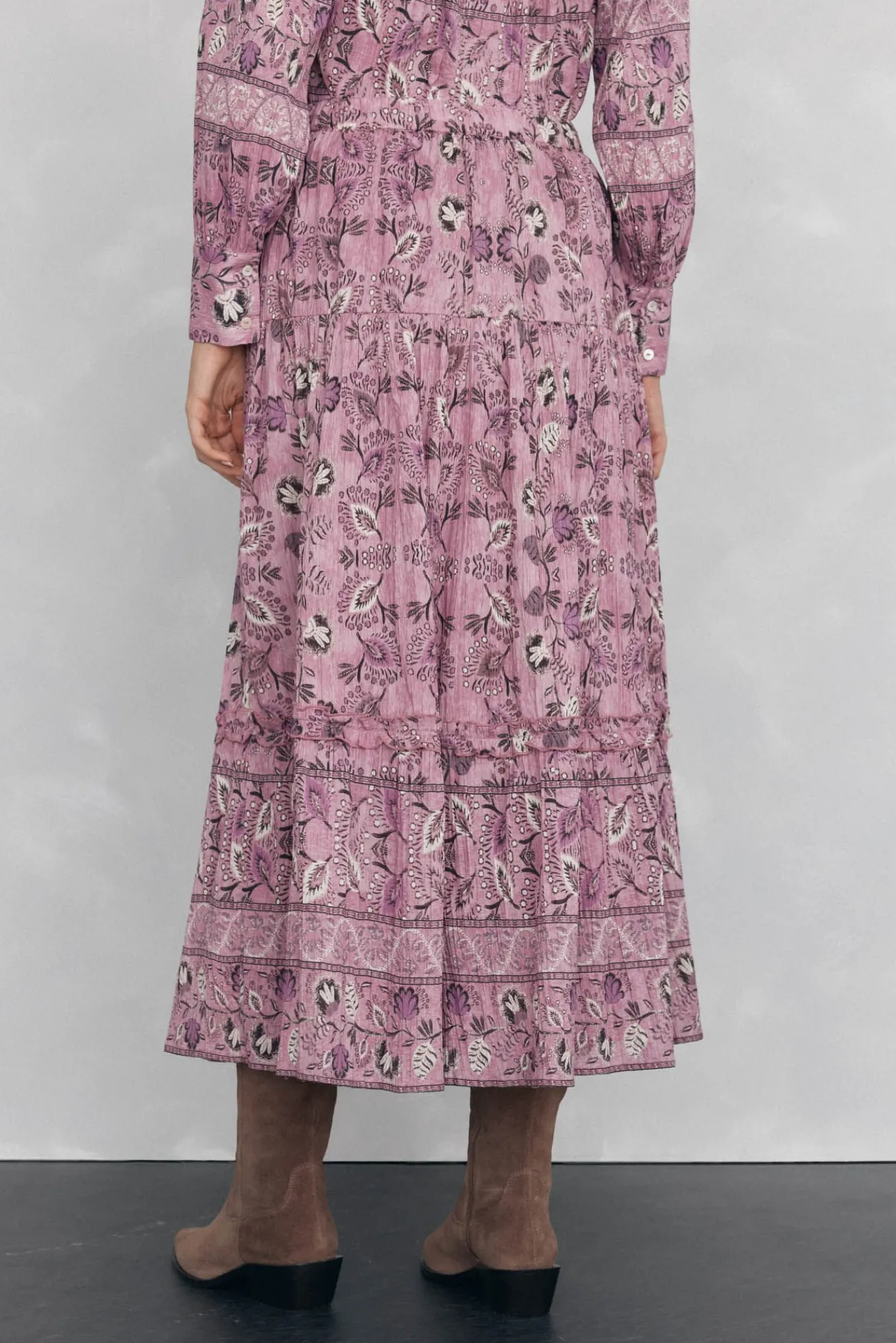 Mujer Pedro del Hierro Faldas>Falda midi estampada pisos