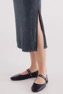 Mujer Springfield Faldas>Falda midi gasa estampada