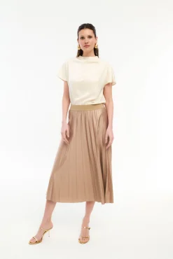 Mujer Vila Faldas>Falda midi plisada