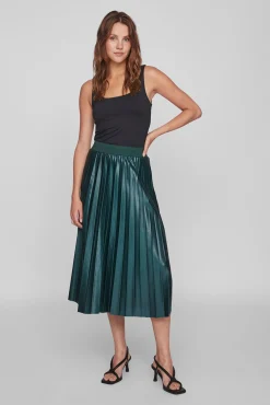 Mujer Vila Faldas>Falda midi plisada