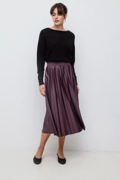 Mujer Vila Faldas>Falda midi plisada